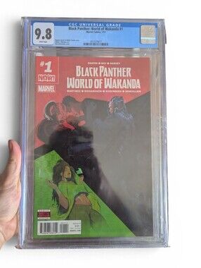 CGC Graded 9.8 Black Panther: World Of Wakanda #1 Comic Book